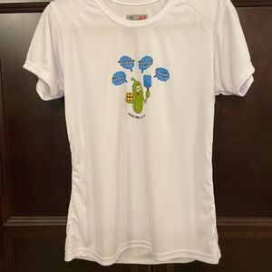 Ladies Pickleball T-shirt. Moisture wicking, lightweight Size Medium